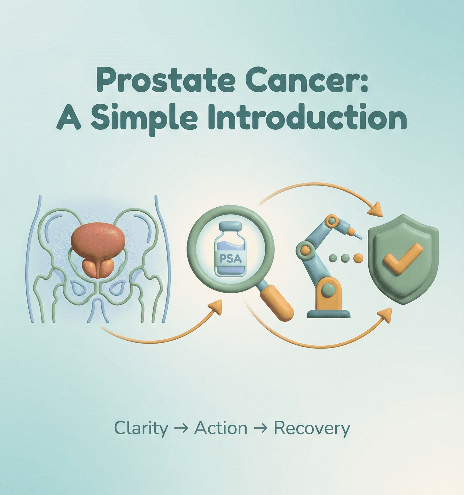 Prostate cancer के basics के साथ PSA screening और detection से लेकर care तक एक clear path.