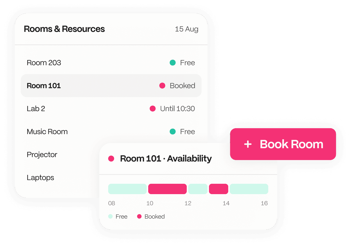 Room & ressource planner
