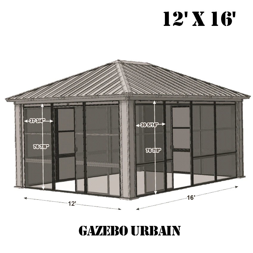 Gazebo Maison Jaune