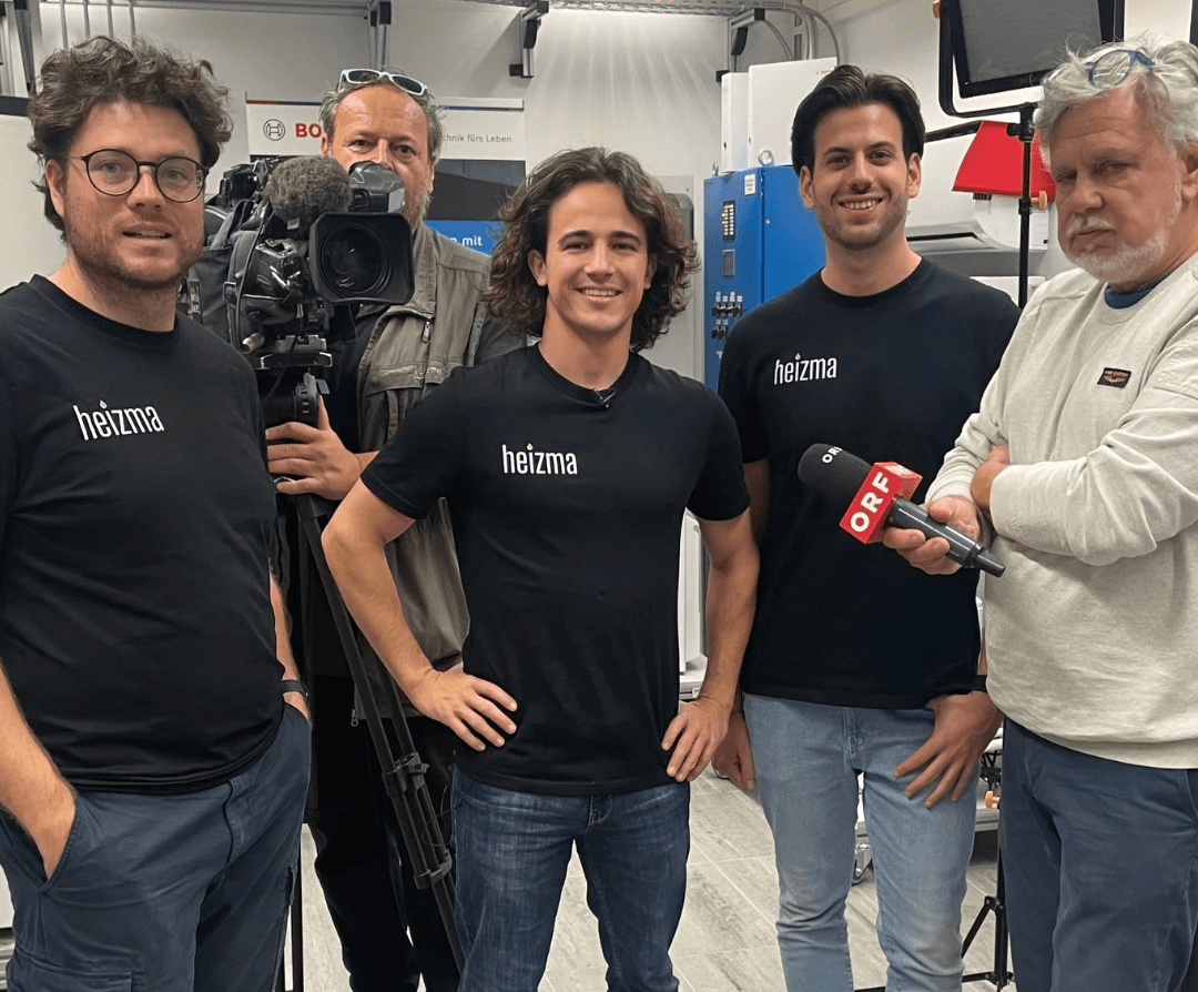 Heizma Gründer im ORF