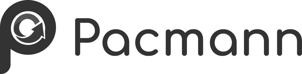 pacmann logo gray