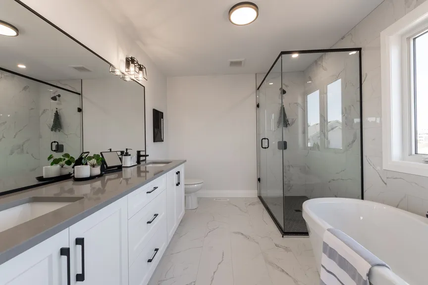coppertree custom homes manorwood master bathroom full