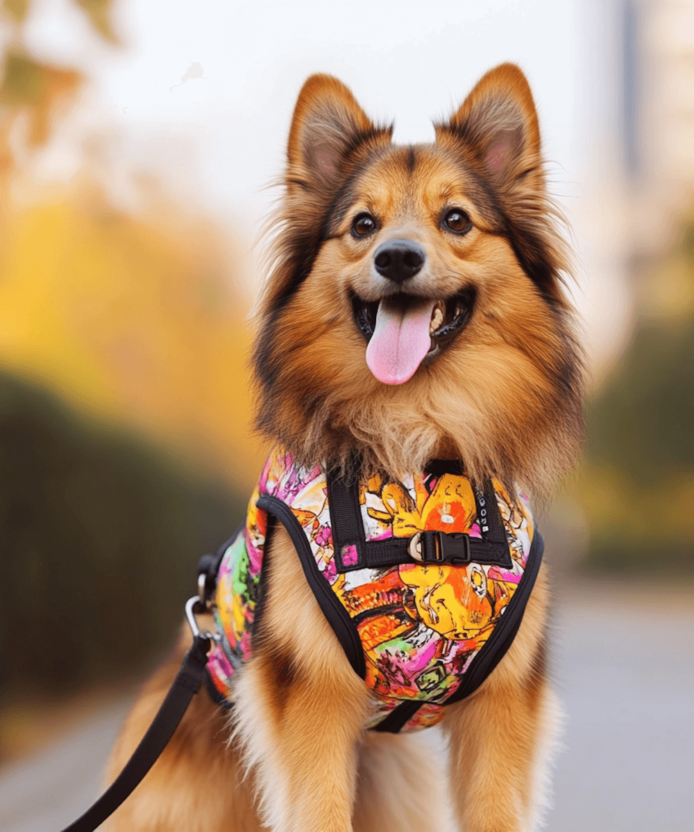 happy puppy portrait