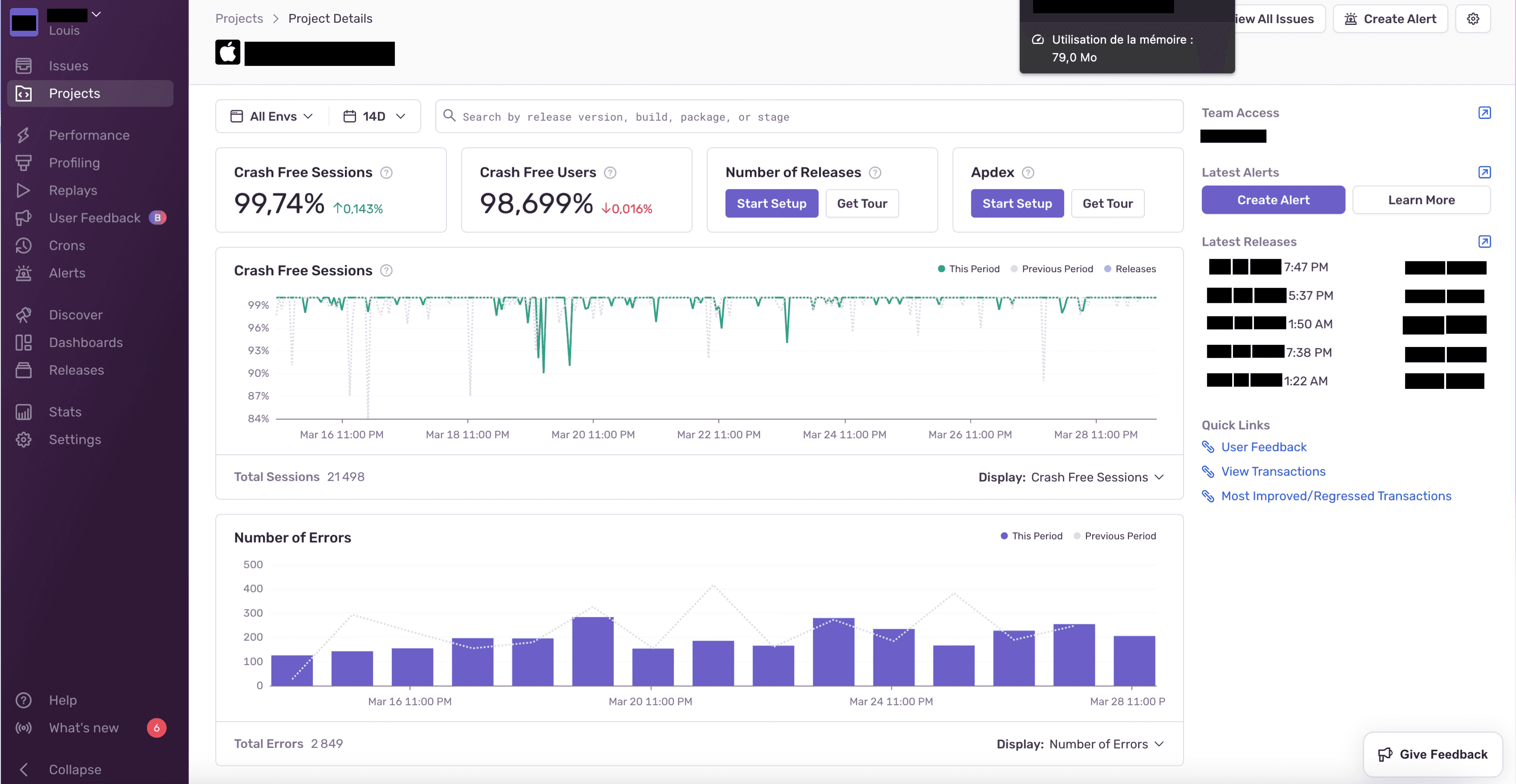 Sentry Application Monitoring and PostHog Analytics