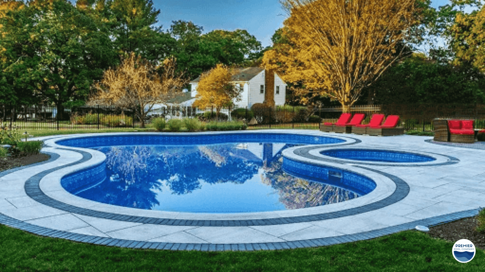 Well-maintained pool liner creating a clean, safe, and enjoyable swimming experience