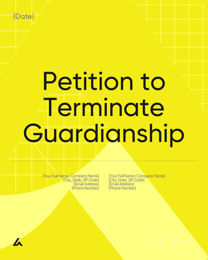 Petition to Terminate Guardianship