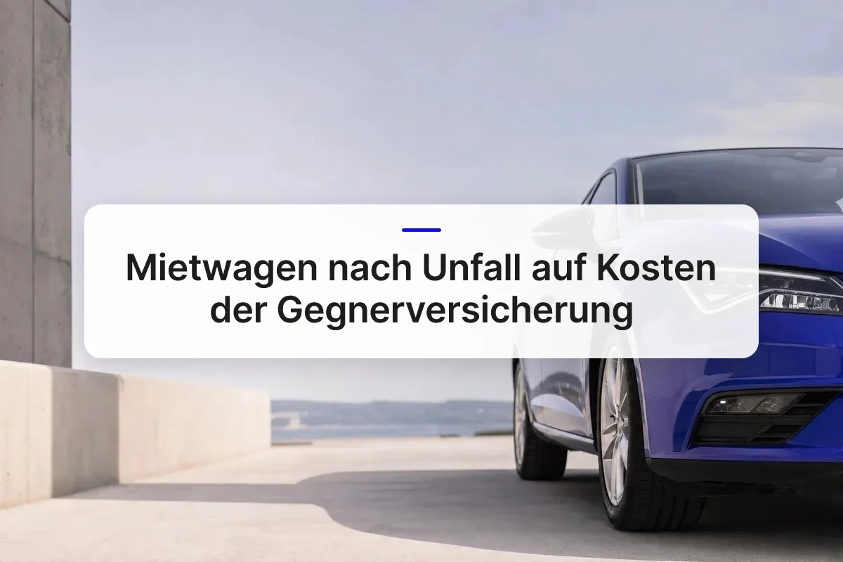 Mietwagen nach Unfall Kosten overview