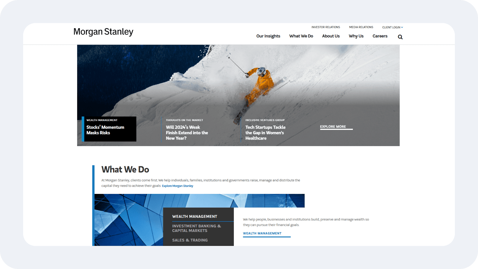 Morgan Stanley website