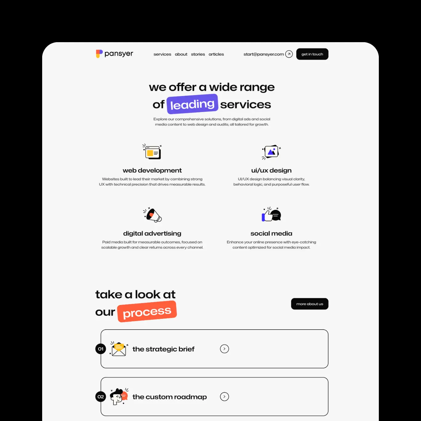 pansyer web dev agency case study