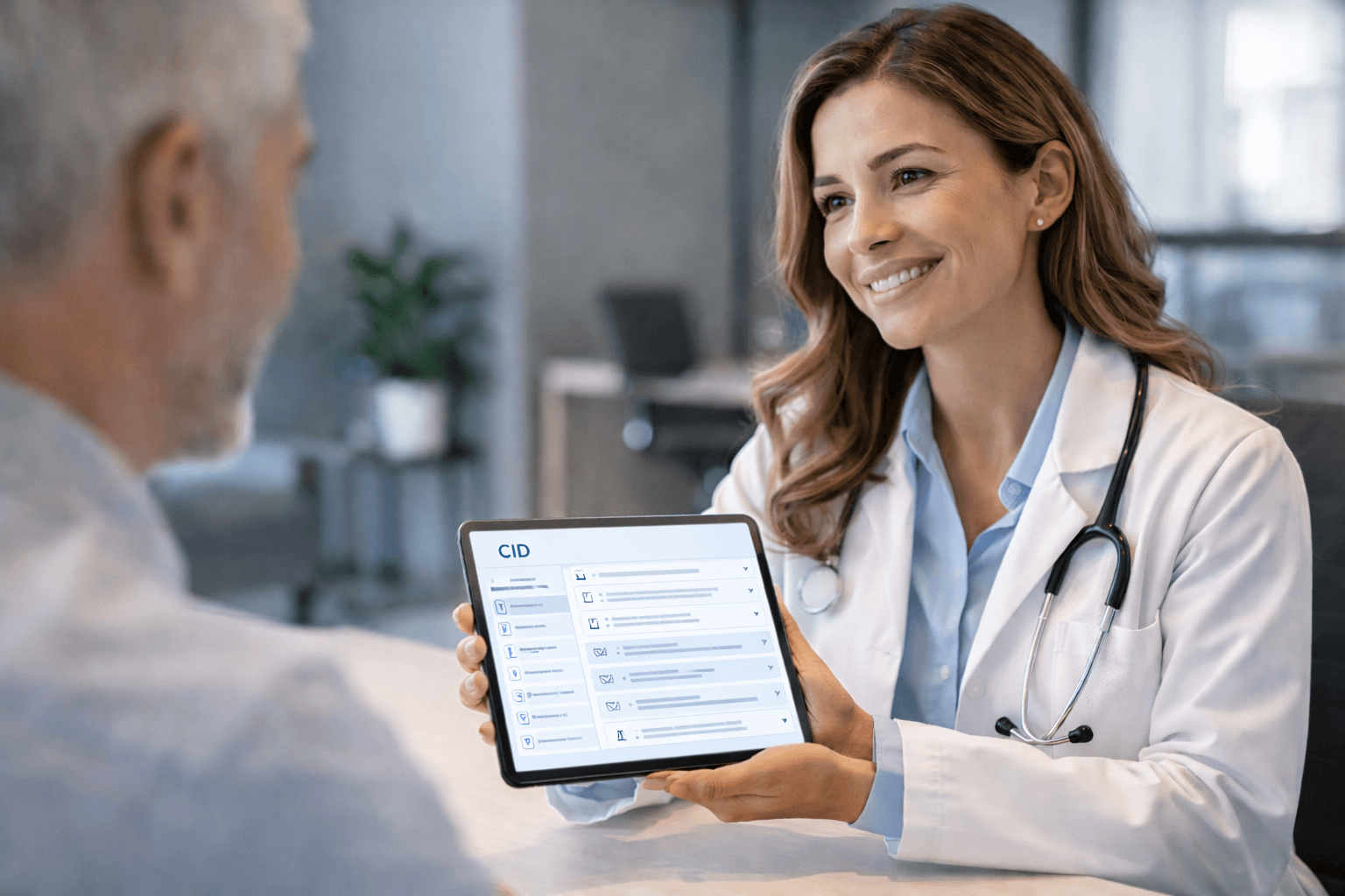 profissional usando CID-11