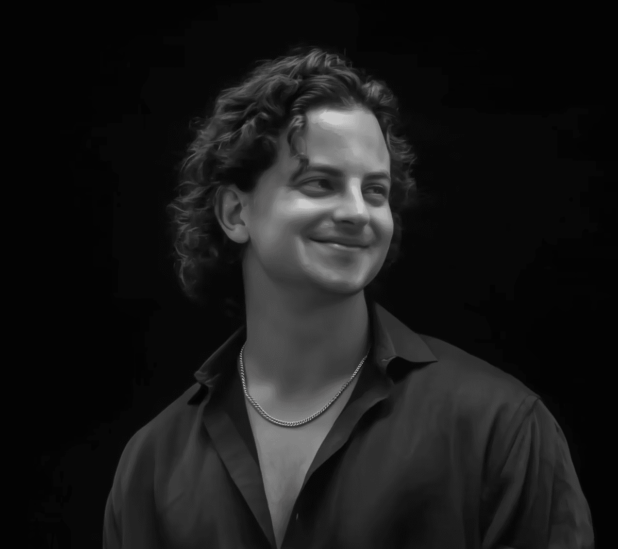 Portrait image of recently hired tech professional