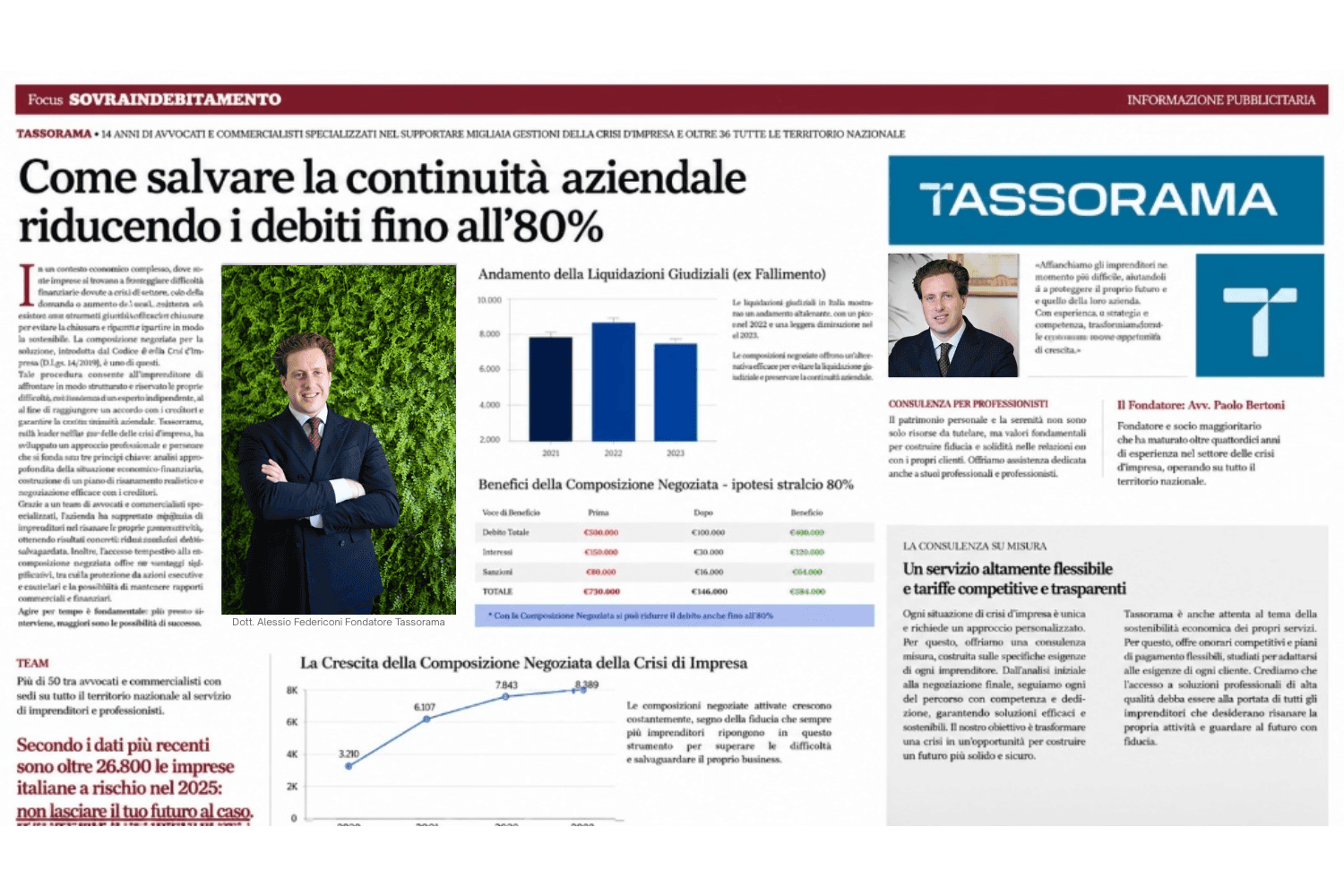 Articolo Tassorama su La Repubblica