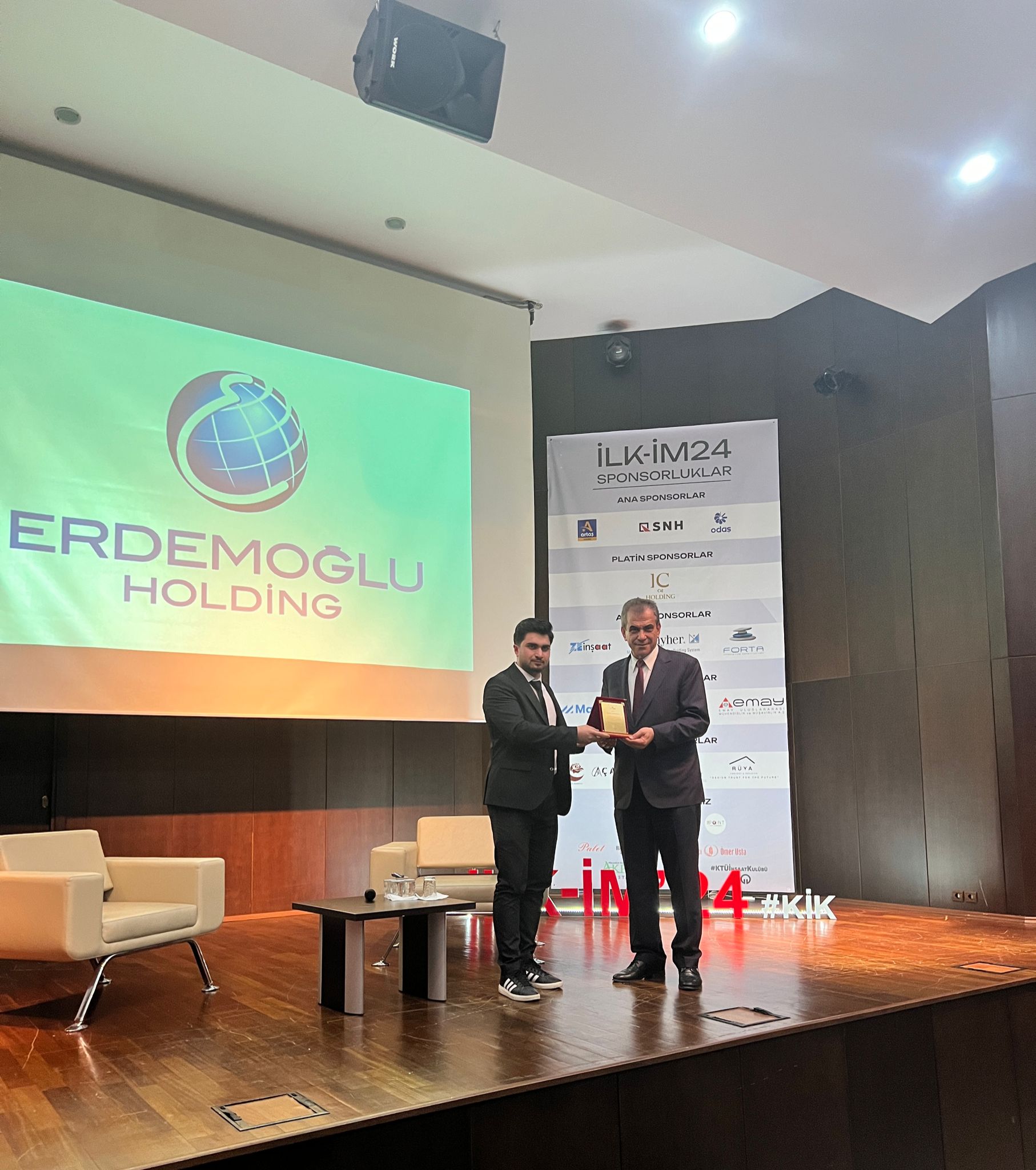 Male Professional talking using Microphone