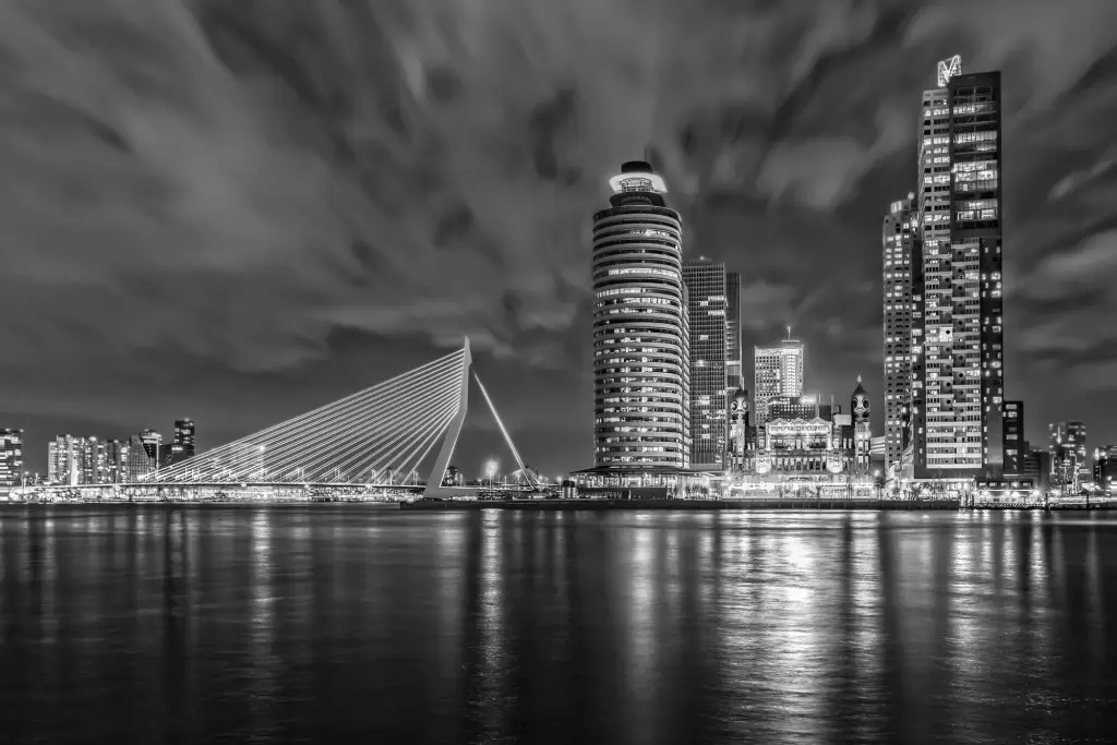 a couple of men standing next to each other