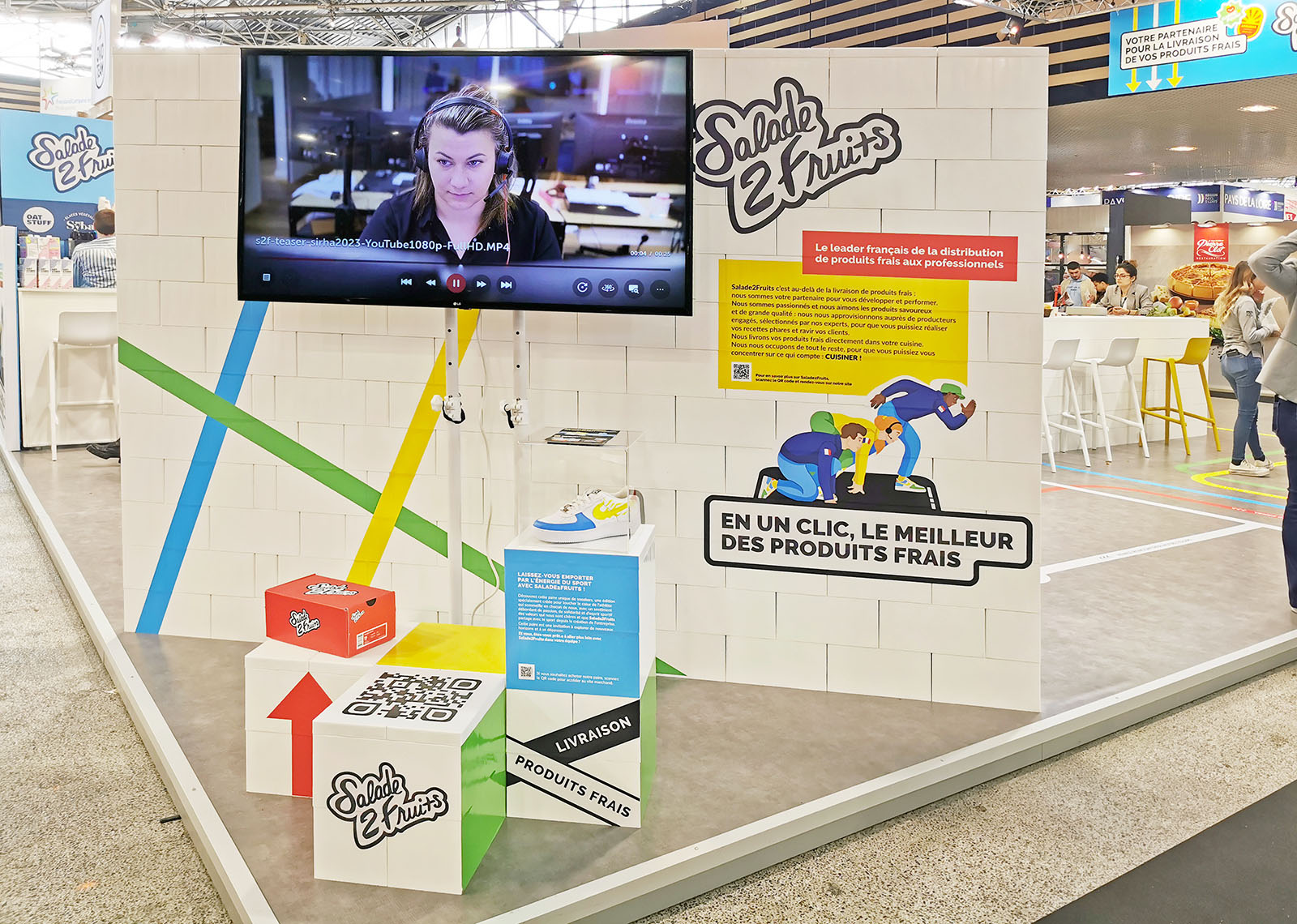 Vitrine stand salade2fruits