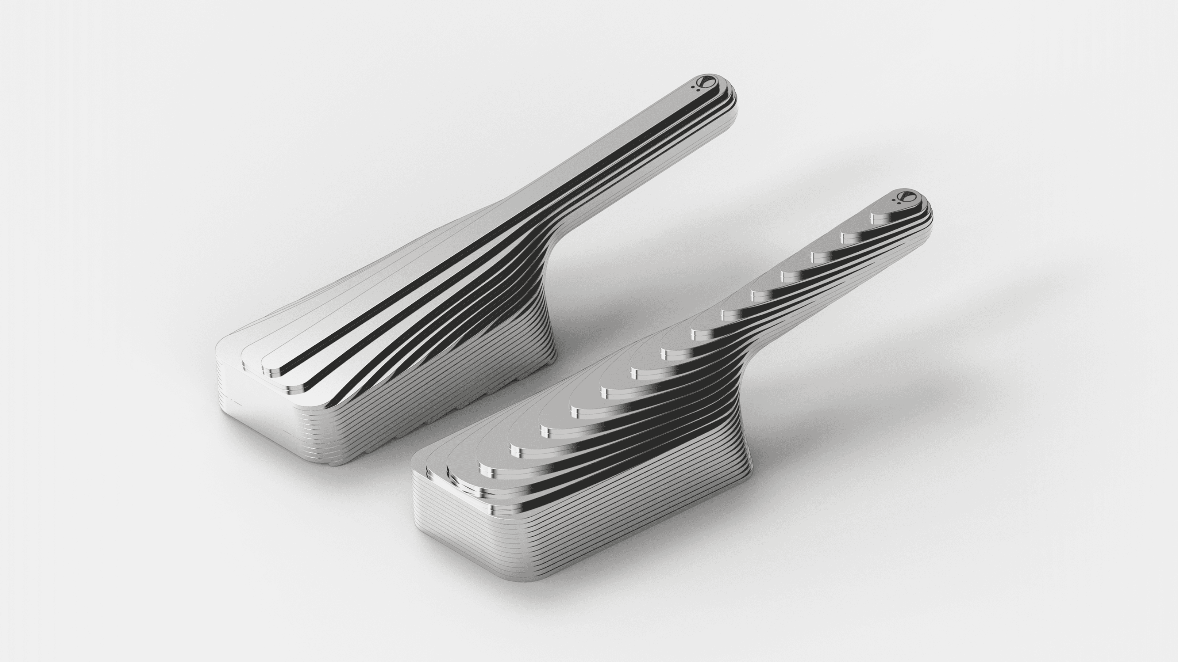 Batch.Works logo over a photo of a box of 3D printed objects