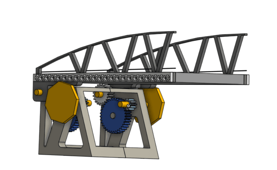 Half-section of the Bridge