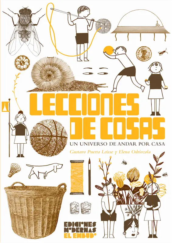 Gustavo Puerta Leisse著『Lecciones de cosas. Un universo de andar por casa』の表紙