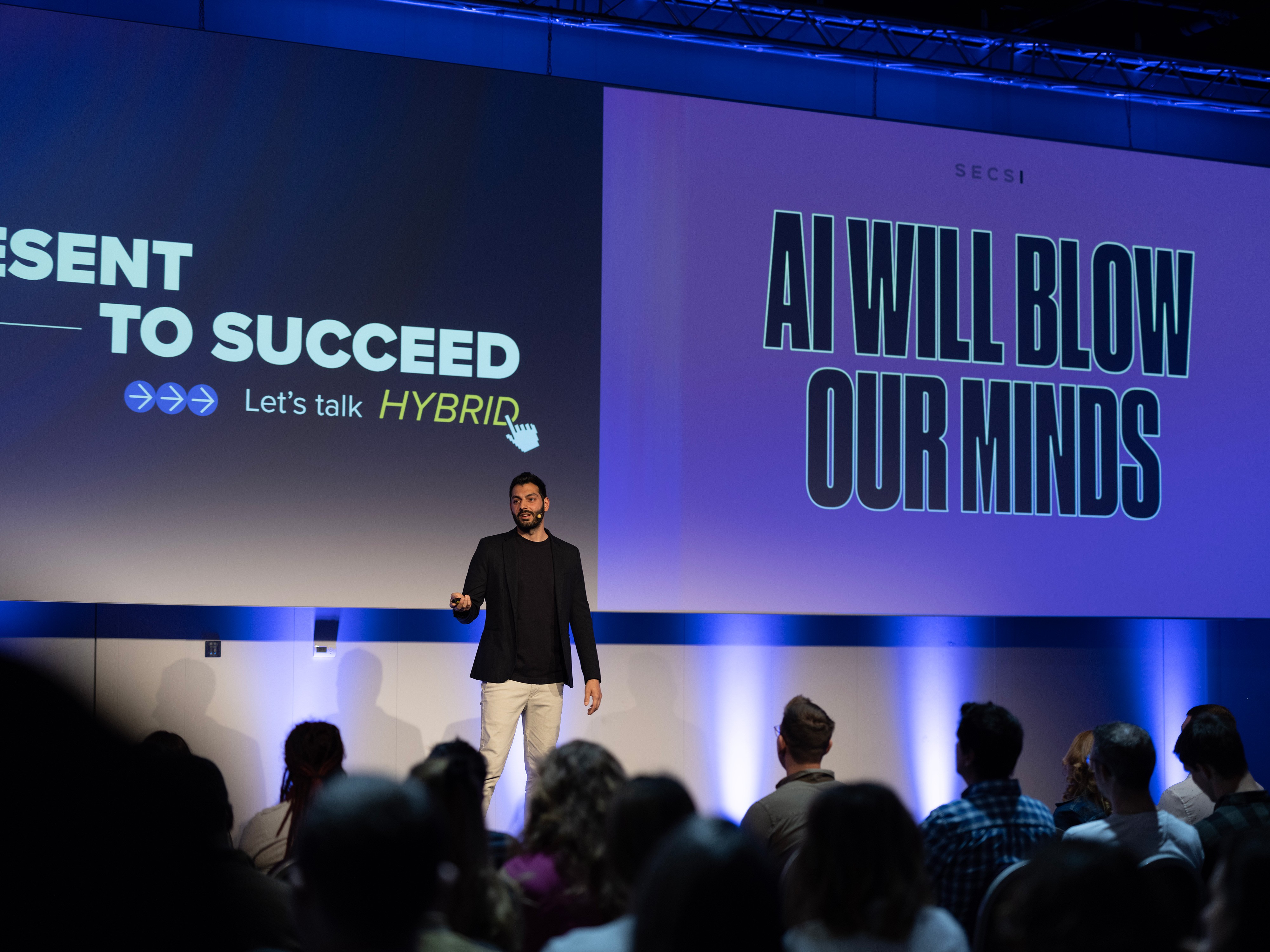 Damon Nofar keynote talk at Present to Succeed event