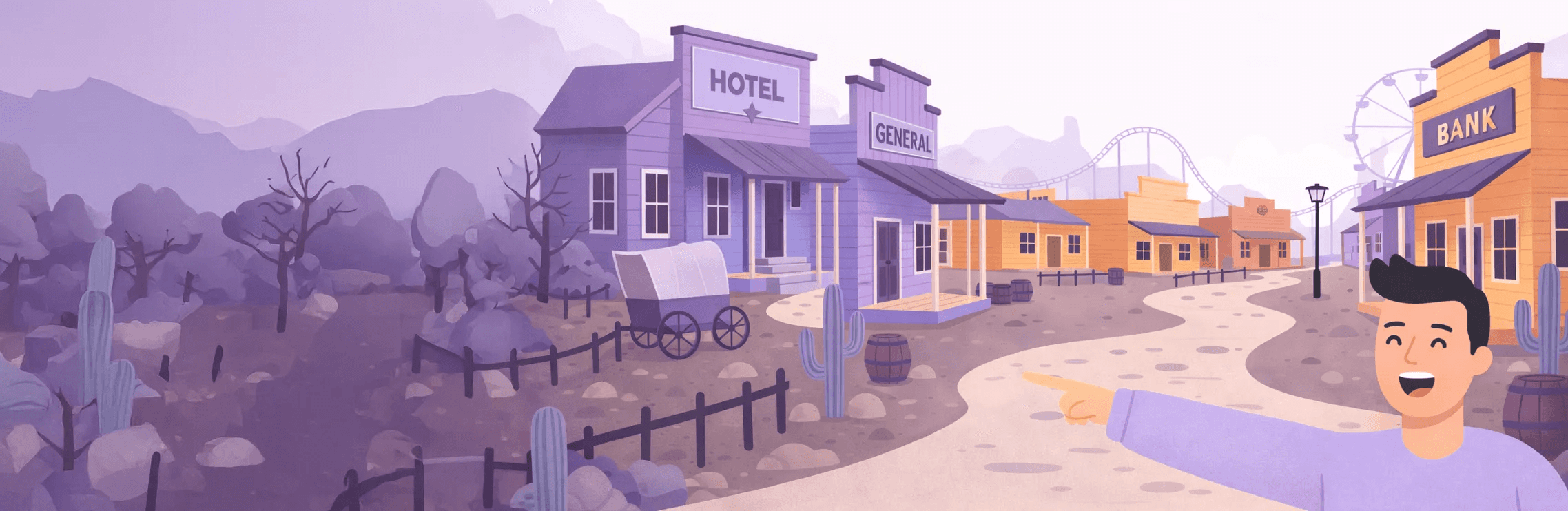 Themenwelt mit klarer Wegeführung zur gezielten Besucherlenkung im Park