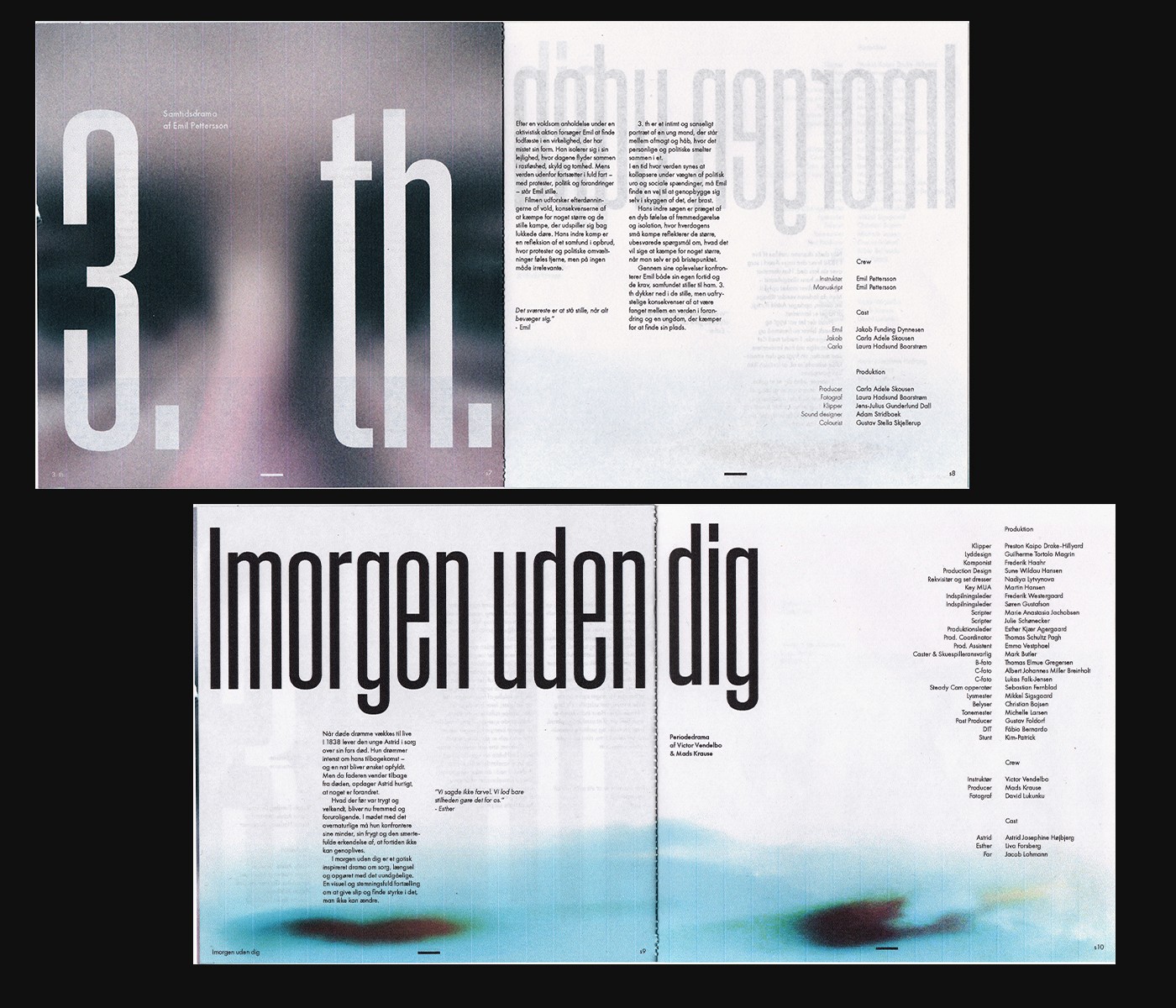 SUPER8 visual system — stills-based grid composition