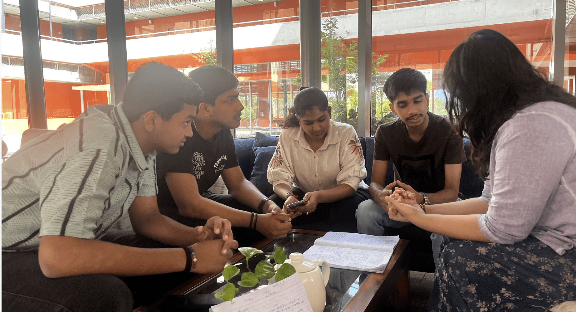 School students at DIC Hub, IIT Hyderabad