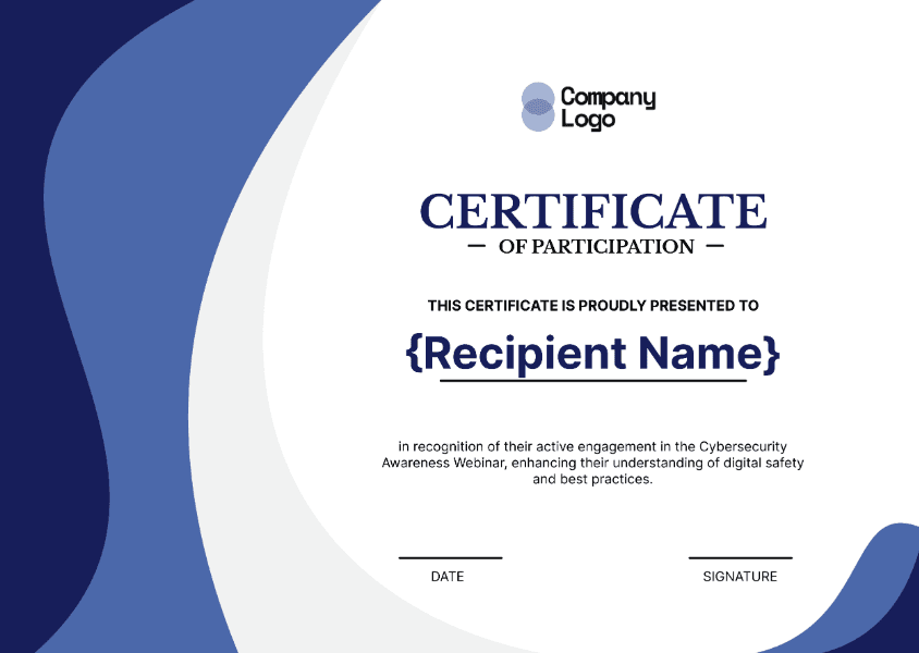 Tally Form Certificate