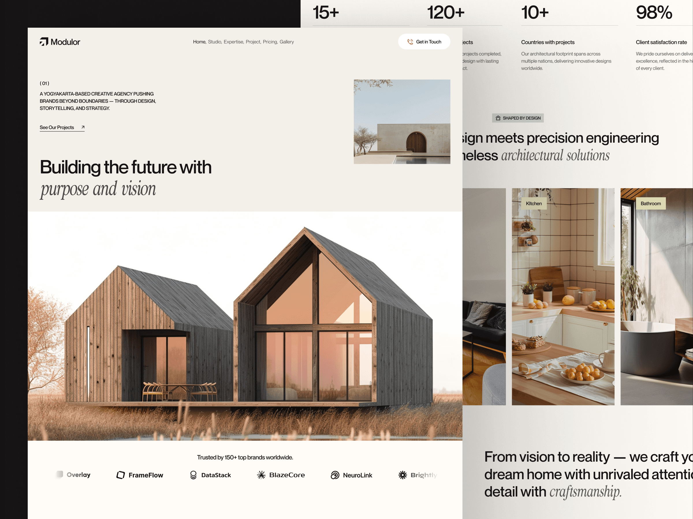 webflow construction template