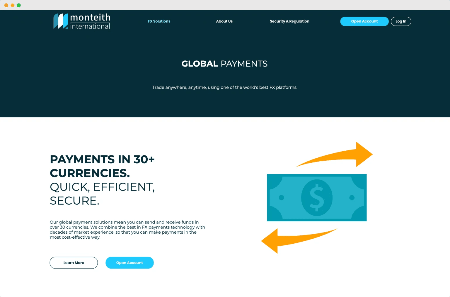 payments section