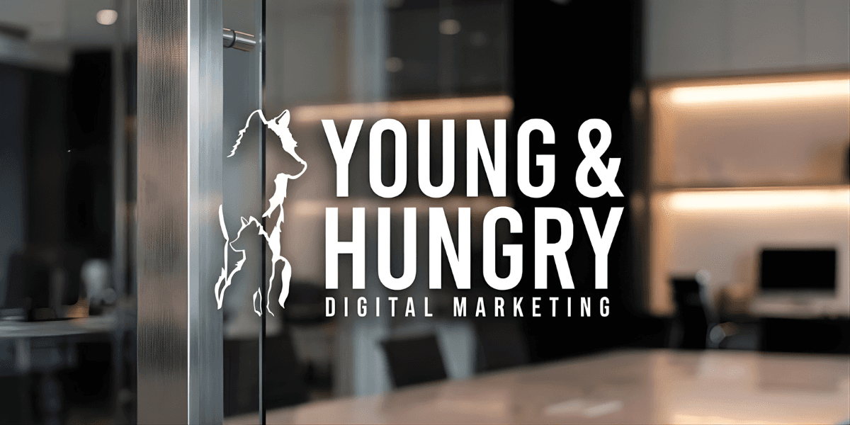 Young & Hungry Digital Marketing logo, representing a top agency specializing in AI search optimization and lead generation.