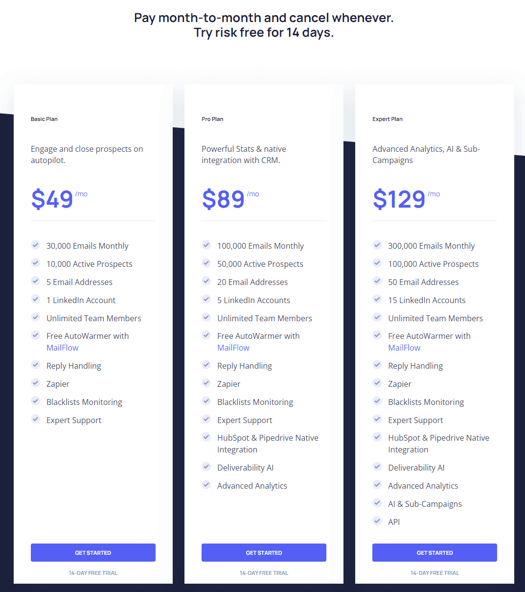 Quickmail Pricing