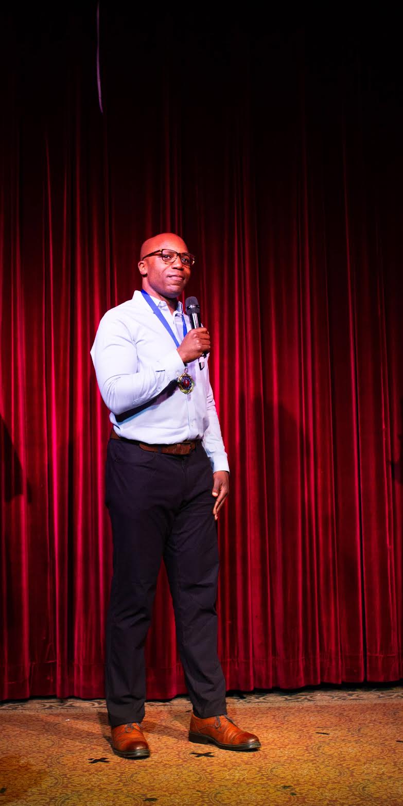 Charles having fun fishing