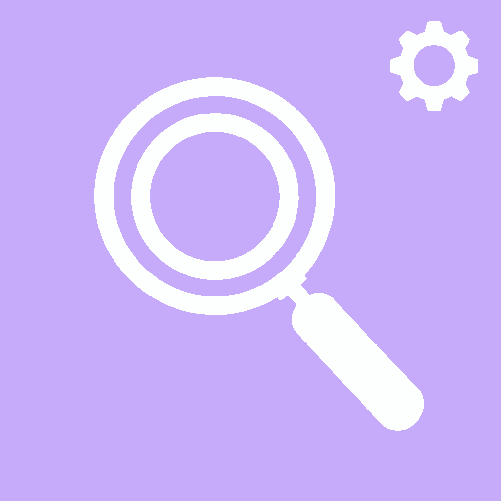 Magnifying glass icon representing deep analysis of integration approach fit
