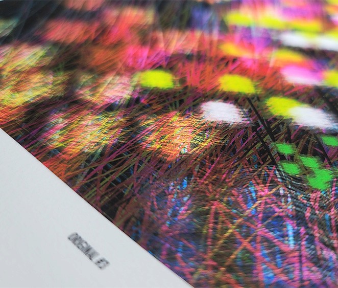 Detail of a modern art impressionist digital painting