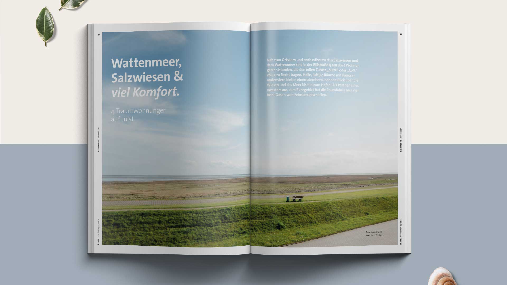 Magazindetail – visuell starke Verbindung von Text und Analyse