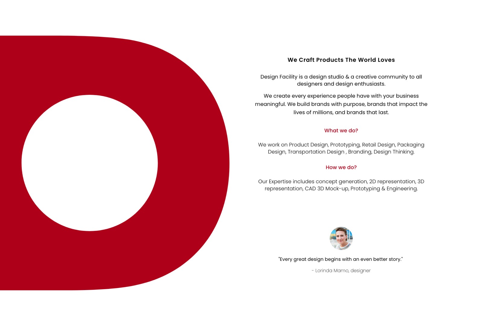 Design Facility - About