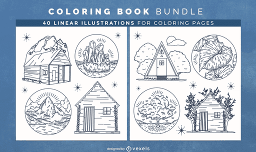 adult coloring book page design