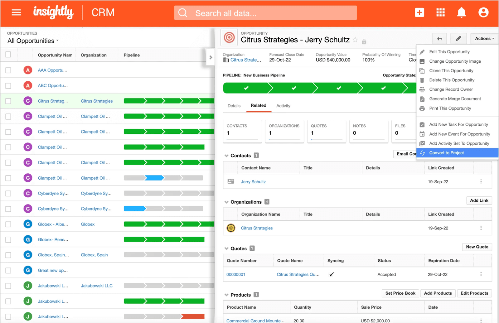 Insightly CRM
