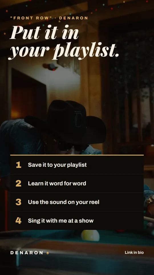 Put it in your playlist story
