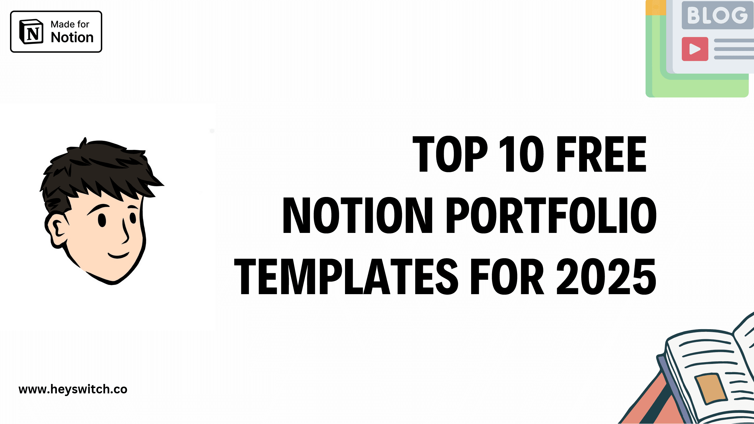 Top 10 Free notion portfolio templates