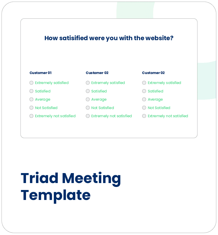 triad meeting Template