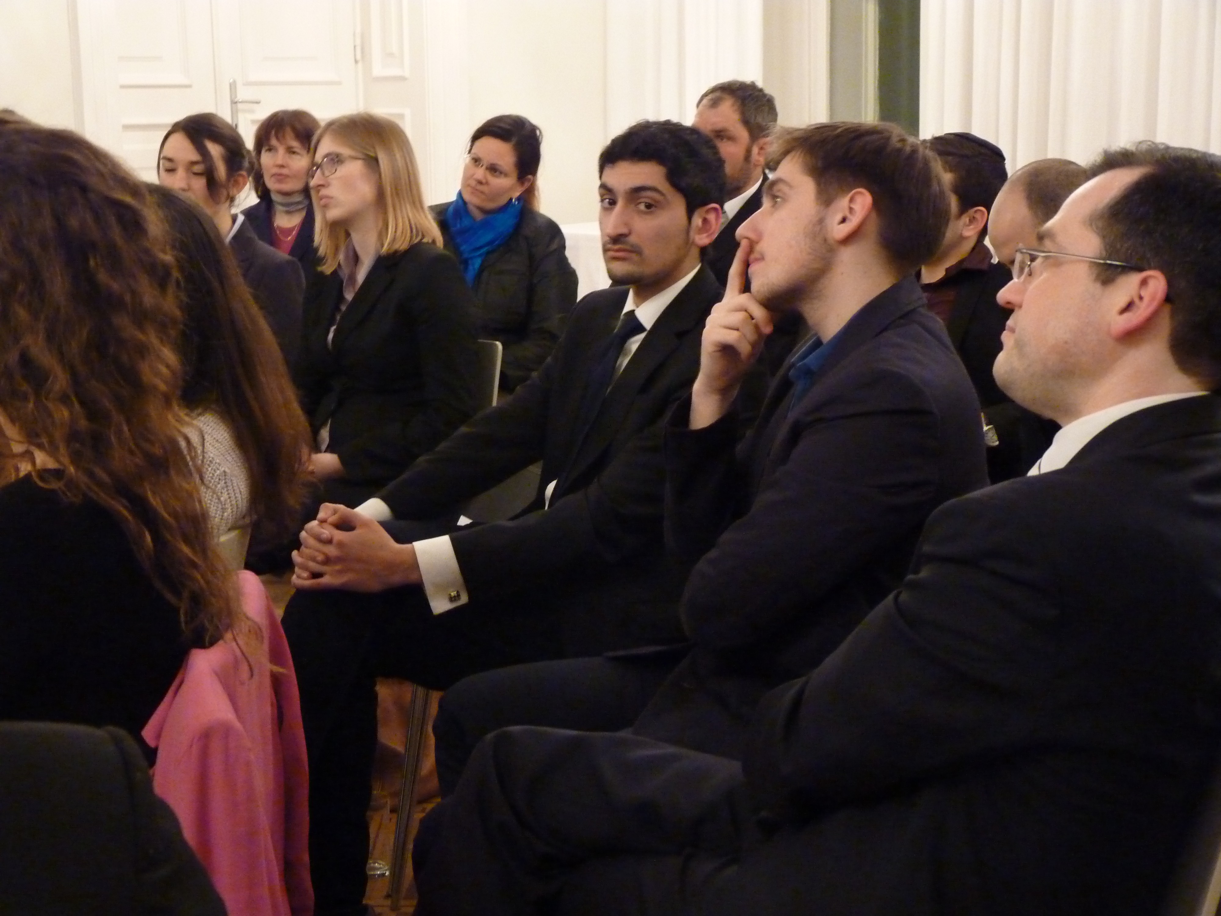 LBS Placement Center, Meeting Dr. Brandstetter, CEO of UNIQA talks to LBS students