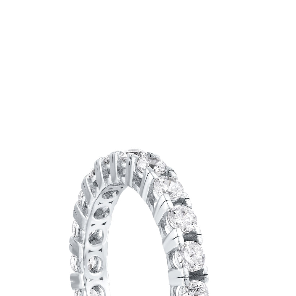 Assos Pırlanta 14 Ayar Altın Işıltılı Şık Tamtur Alyans Yüzük