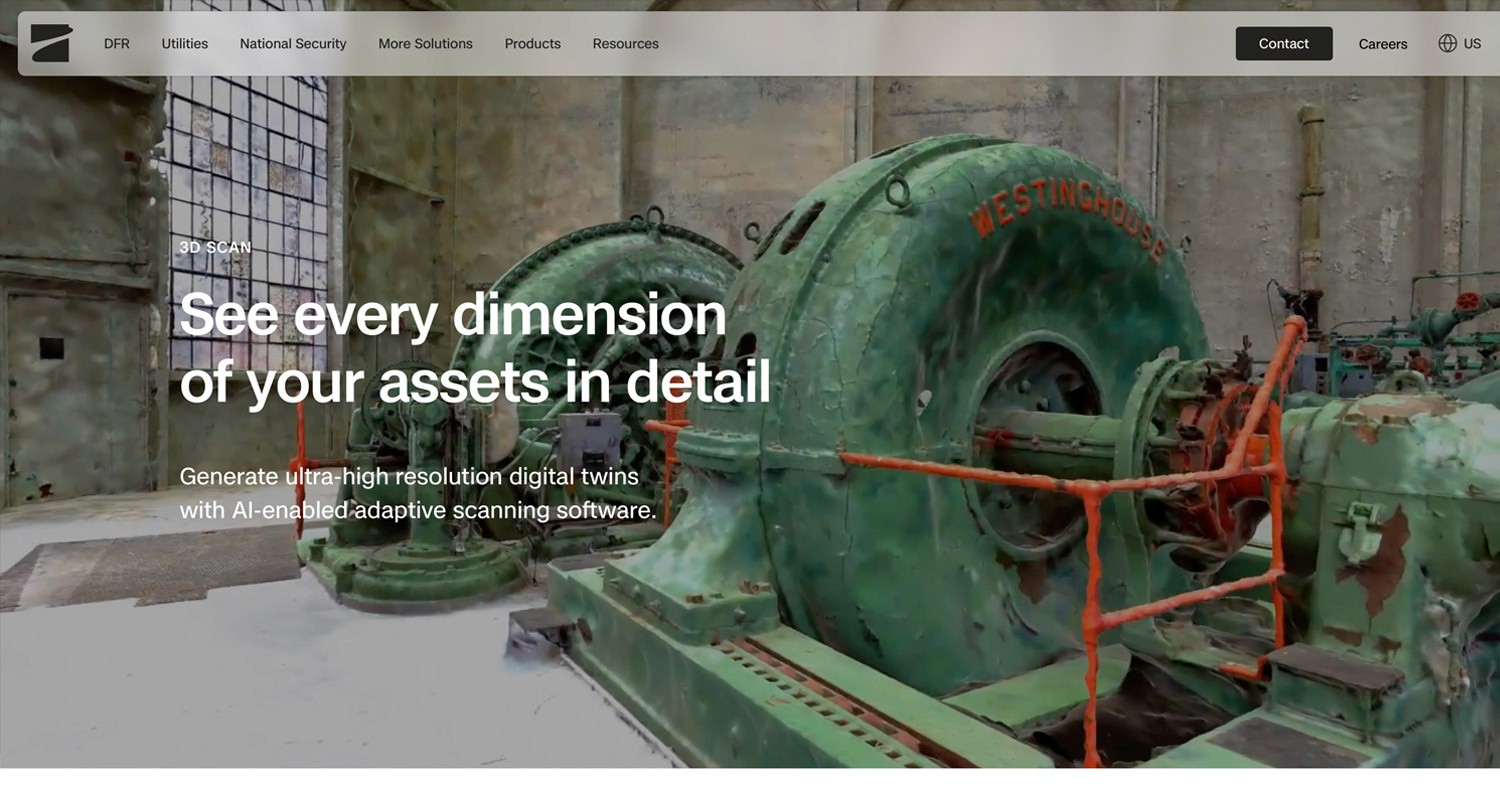 Skydio 3D Scan website