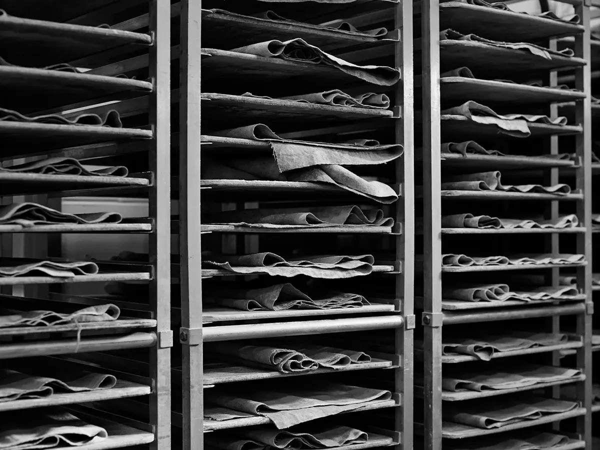 Prep trays where brad is proofed