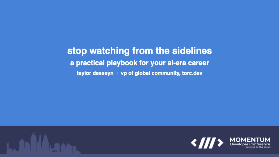 Stop Watching from the Sidelines โ slide 1 of 39