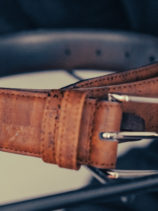 Leather Tab Belt
