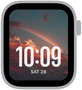 afterglow Apple Watch face preview 1 featuring floral, summer, and spring.