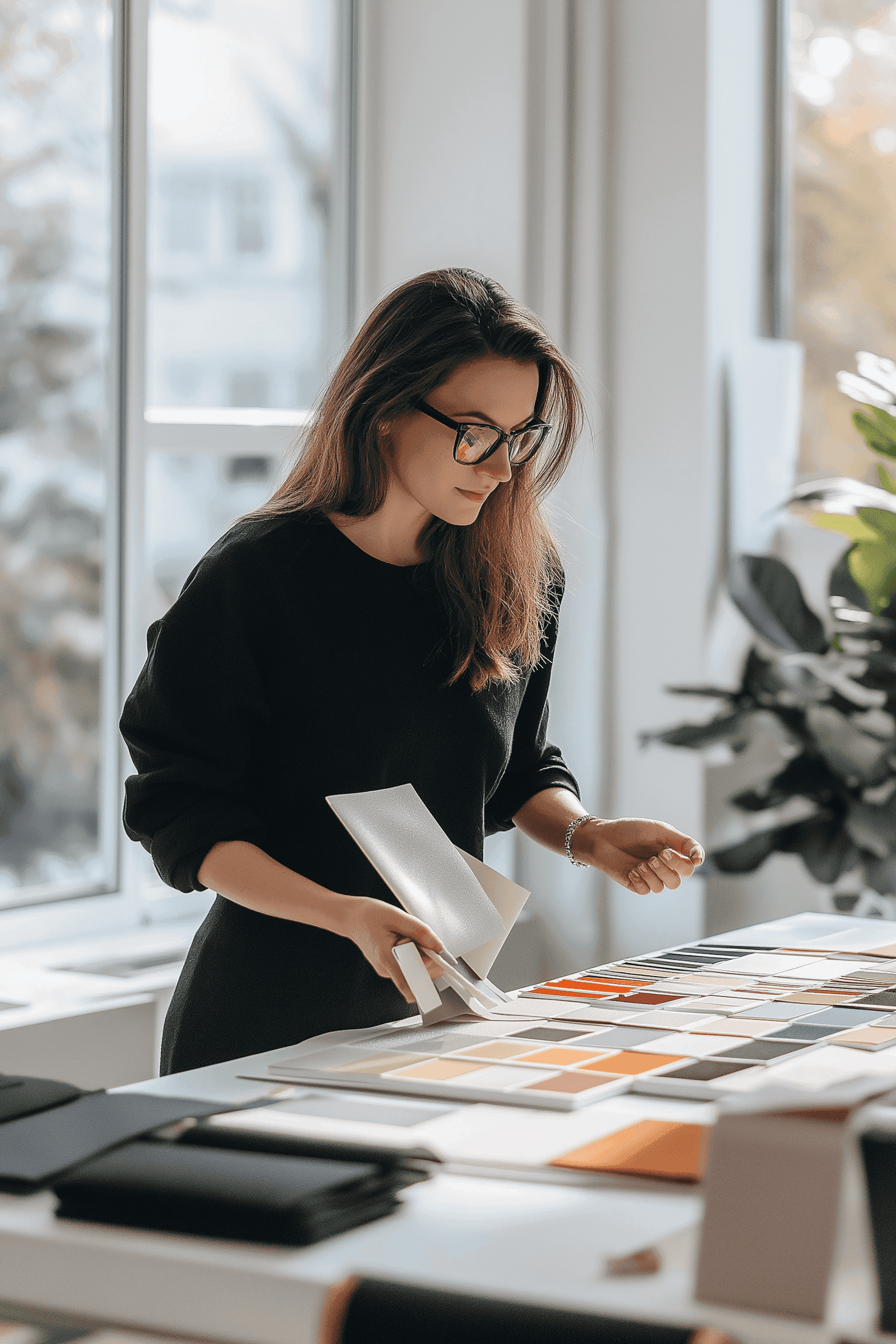 internauts | Focused Female Desiner