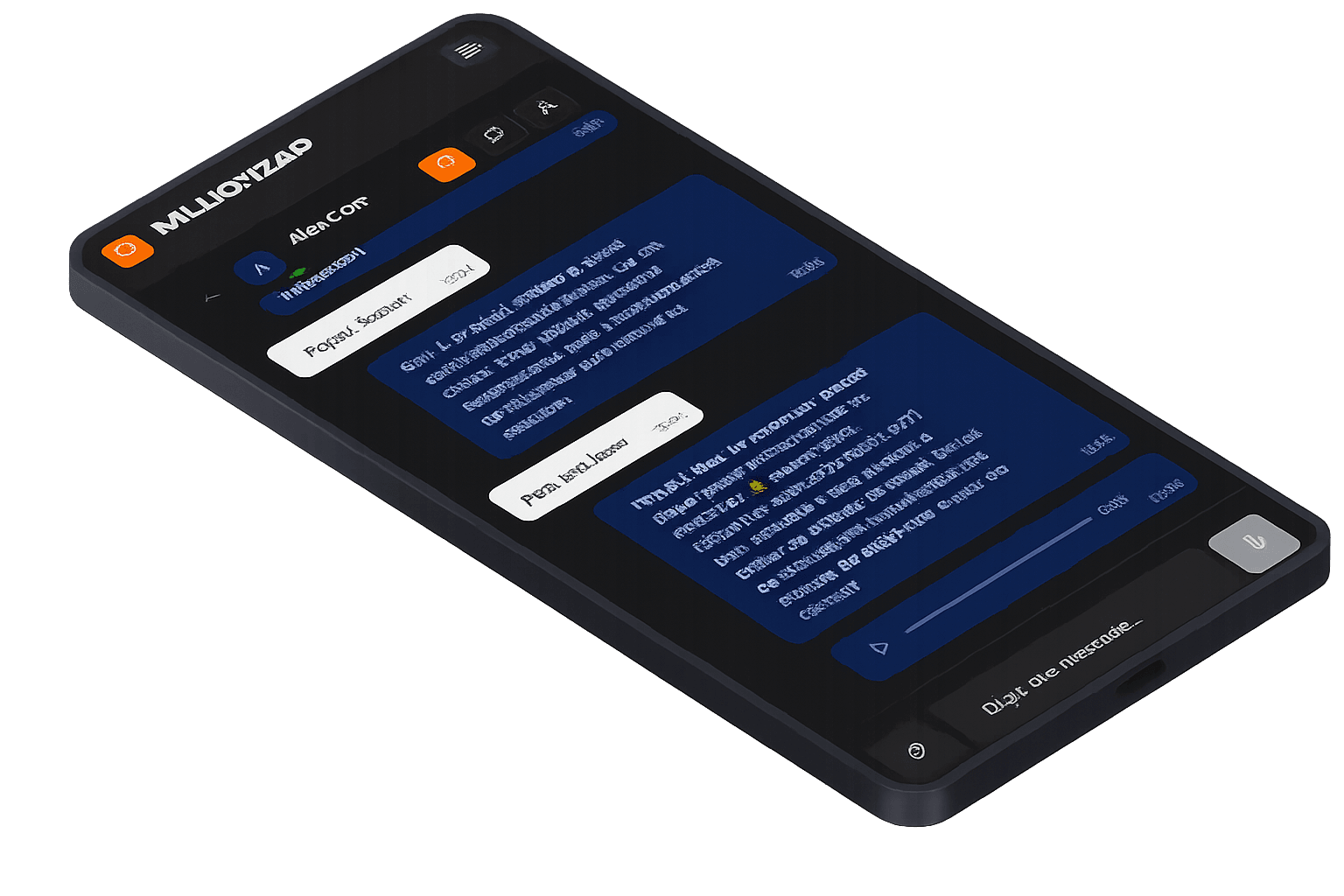 Mobile Preview of the FlowCRM app